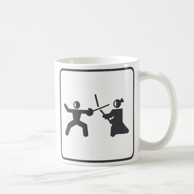 Taza De Café Cercado contra Kendo (Derecha)