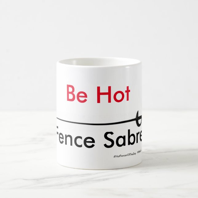Taza De Café Cercador caliente del día - sea SABRE caliente (Centro)