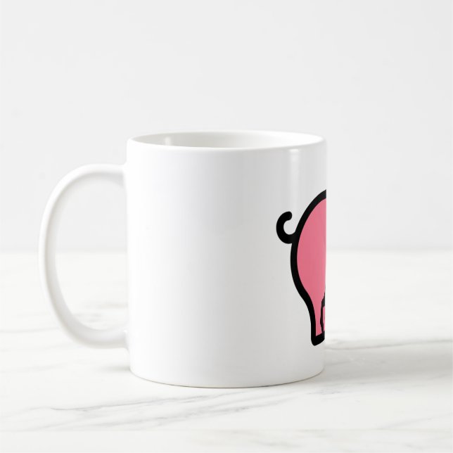 Taza De Café Cerdito (Izquierda)