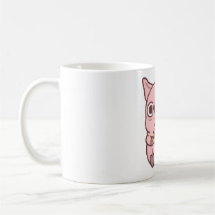 Taza De Café Cerdito lindo comiendo oops hawaianos de pizza