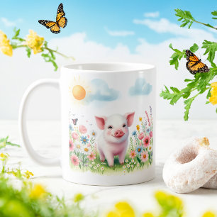 Taza De Café Cerdo acuático de primavera - Mug infantil