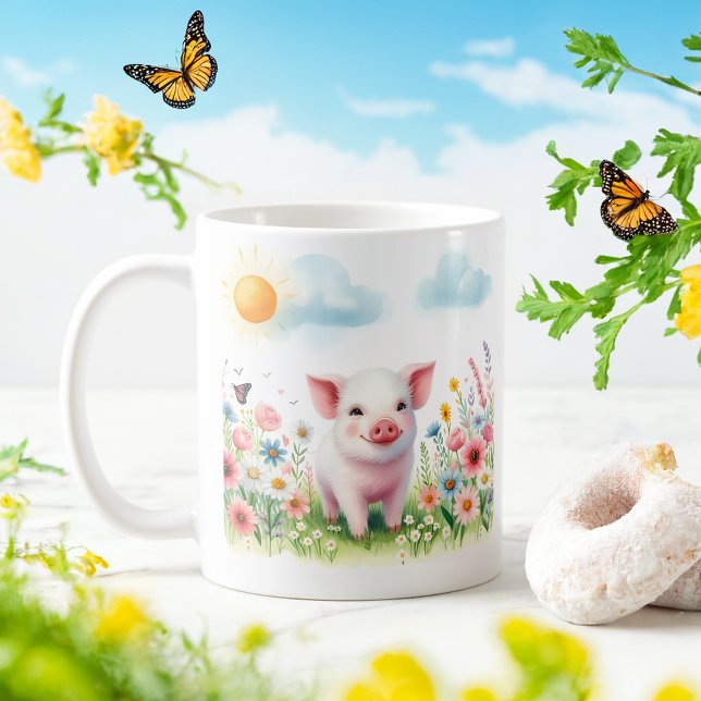 Taza De Café Cerdo acuático de primavera - Mug infantil (Subido por el creador)
