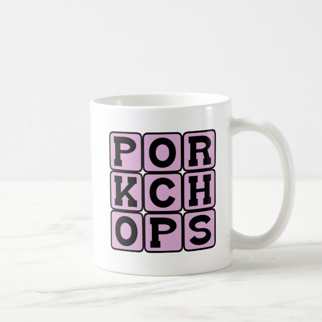 Taza De Café Cerdo, carne de cerdo (Derecha)