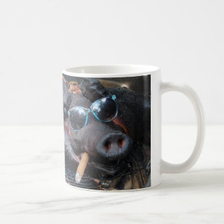 Taza De Café Cerdo del material de primera