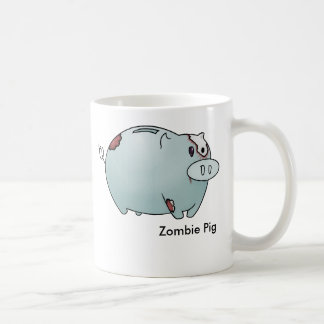 Taza De Café Cerdo del zombi