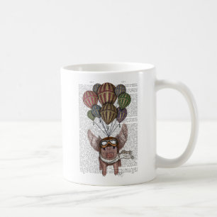 Taza De Café Cerdo en llamas