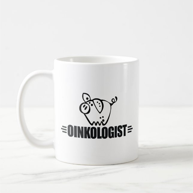 Taza De Café Cerdo gracioso (Izquierda)
