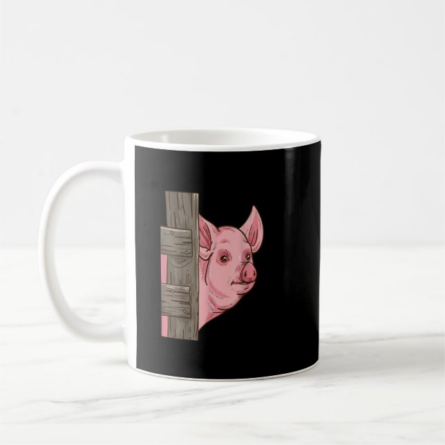 Taza De Café Cerdo Lover Mujeres Agricultoras Cerdos Hombres Ce (Izquierda)