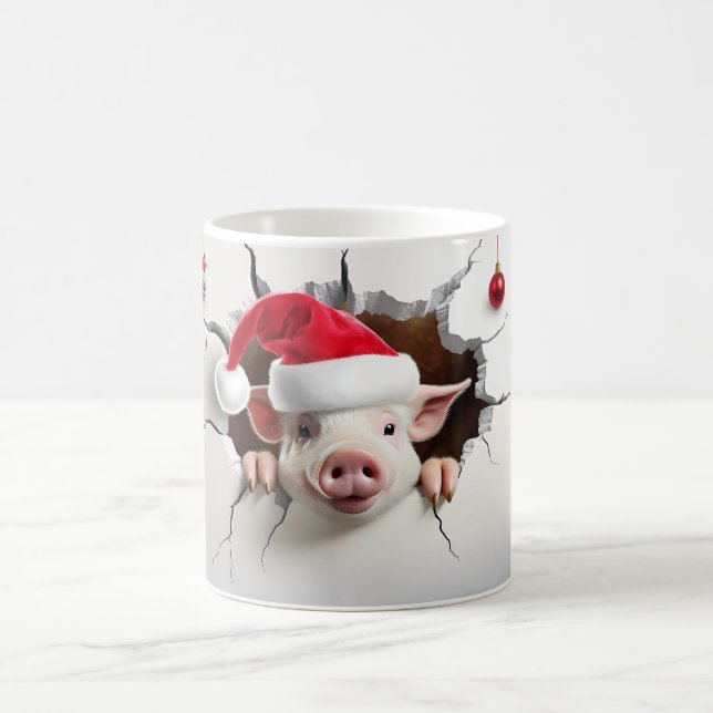 Taza De Café Cerdo navidad (Centro)