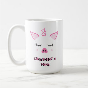 Taza De Café Cerdo personalizado personalizado