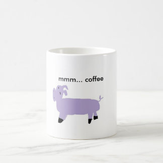 Taza De Café cerdo púrpura, mmm… café