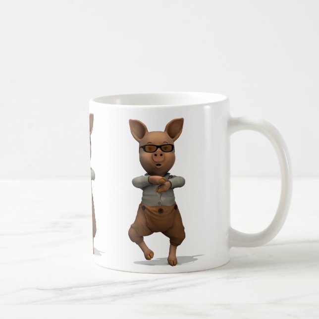 Taza De Café Cerdo rapero (Derecha)
