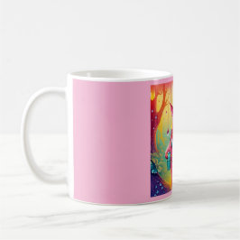 Taza De Café Cerdo Rosa El Vaquero