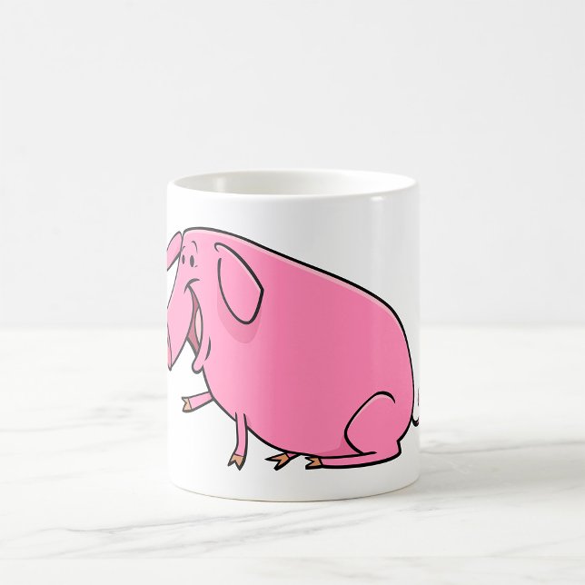 Taza De Café Cerdo rosa graso (Subido por el creador)