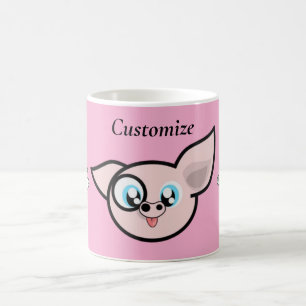 Taza De Café Cerdo Tonto Sonriendo Thunder_Cove