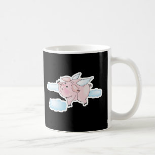 Taza De Café cerdo volador lindo