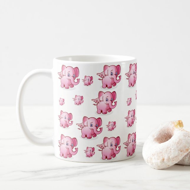 Taza De Café Cerdos de Mugs (Con donut)