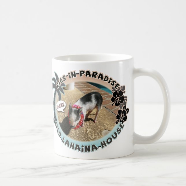 Taza De Café Cerdos en el paraíso (Derecha)