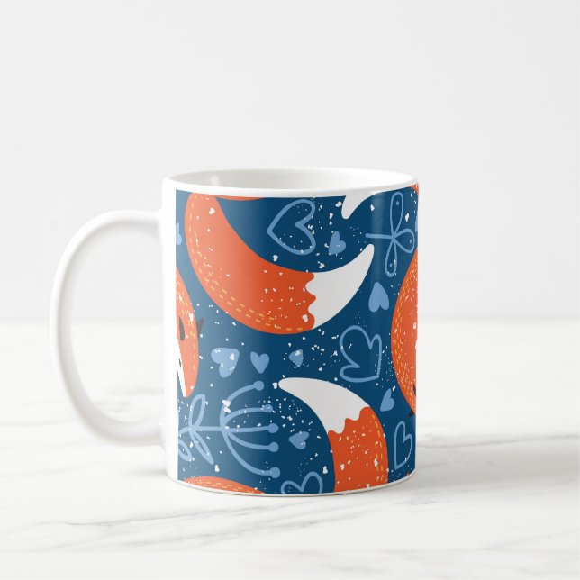 Taza De Café Cerdos: Patrón animal de cosecha (Izquierda)