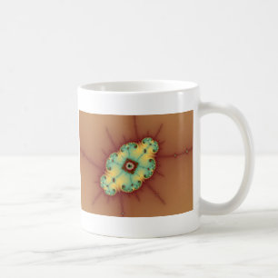 Taza De Café Cerebro cuadrado - Fractal Mug