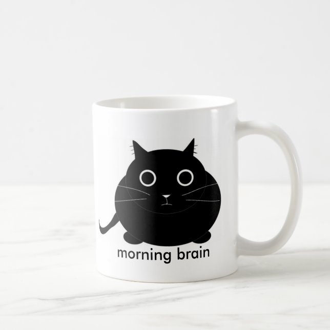 Taza De Café Cerebro de la mañana (Derecha)
