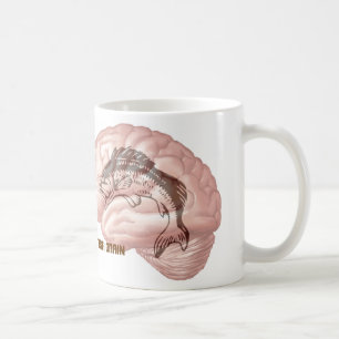 Taza De Café Cerebro de los pescados