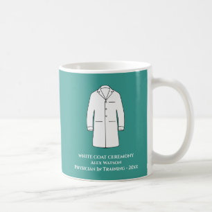 Taza De Café Ceremonia de Bata Blanca Recuerdo Médico Doctor