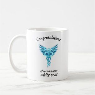 Taza De Café Ceremonia de Cocina Blanca Crystal Medical