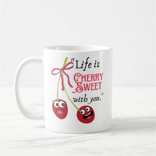 TAZA DE CAFÉ CEREZA