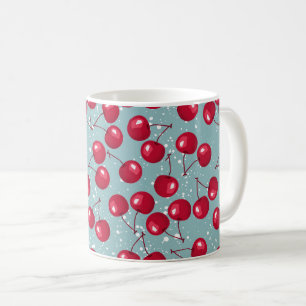 Taza De Café Cereza de invierno.