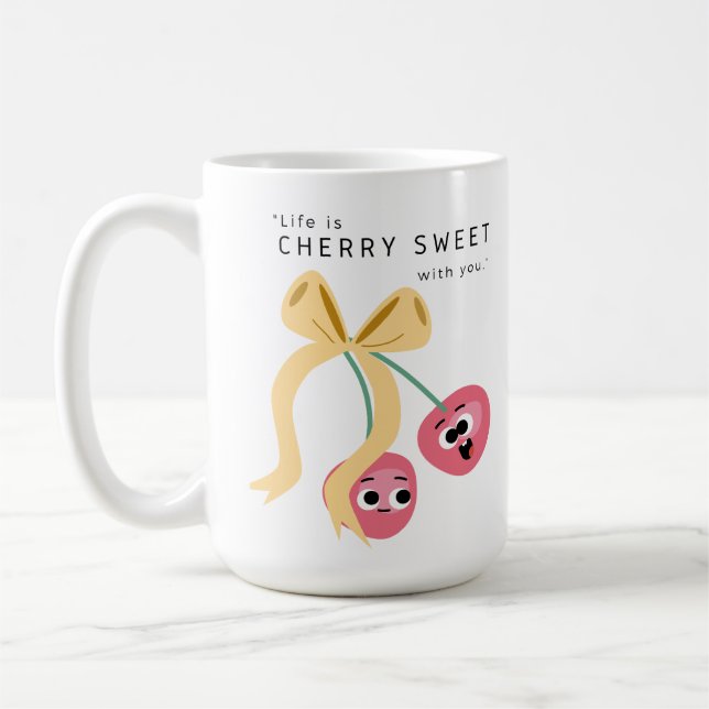 TAZA DE CAFÉ CEREZA DULCE (Izquierda)