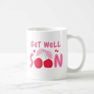 Taza De Café Cereza Linda Recupérate Pronto