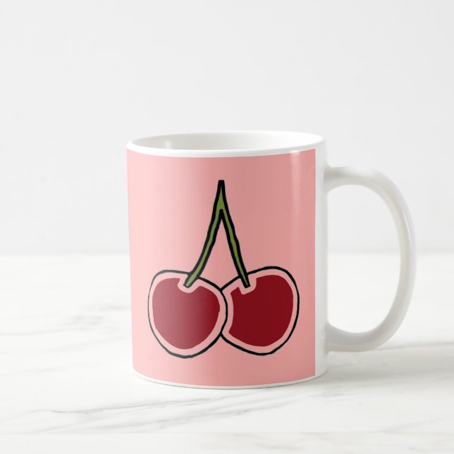 Taza De Café Cerezas (Derecha)