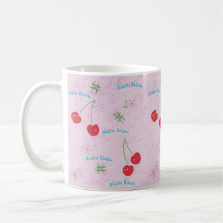 Taza De Café Cerezas bisou bisou