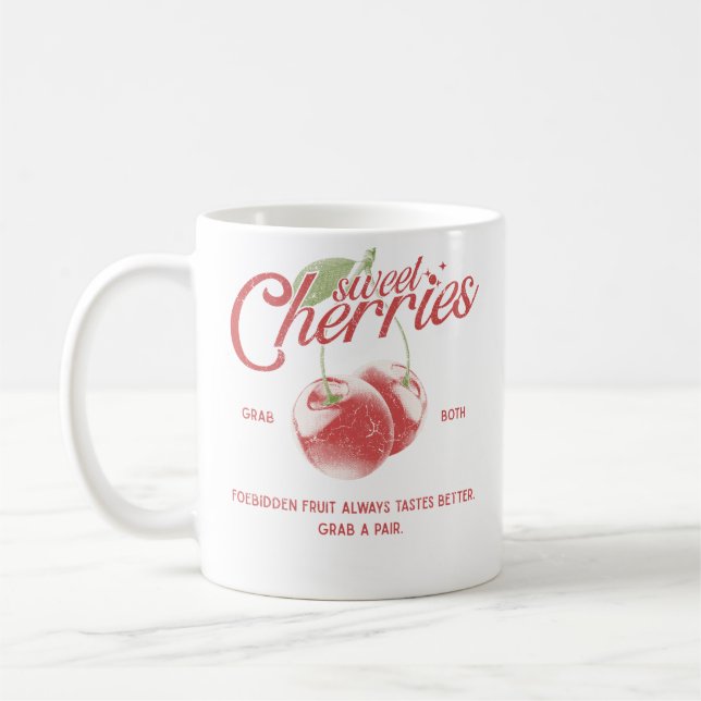 Taza De Café Cerezas dulces Fruta prohibida  (Izquierda)