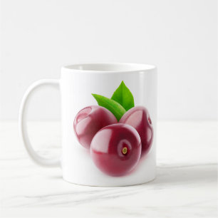 Taza De Café Cerezas frescas