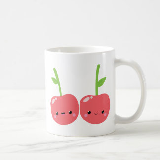 Taza De Café Cerezas lindas jugosas de Kawaii