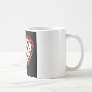 Taza De Café Cerezas RAB Corazón de Estampado de Leopardo Rocka