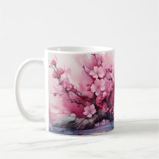 Taza De Café cerezo en flor mug
