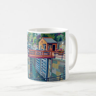 Taza De Café Cerradura de Tuel Lane Sowerby Bridge Arte del Can