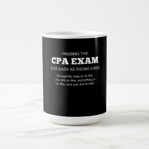 Taza De Café Certificado de Contador Público CPA Exam Gift