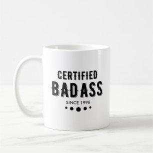Taza De Café Certificado de Malota desde 19XX Año Personalizado