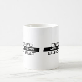 Taza De Café Certificado Lean Six Sigma Black Belt Coffee Mug
