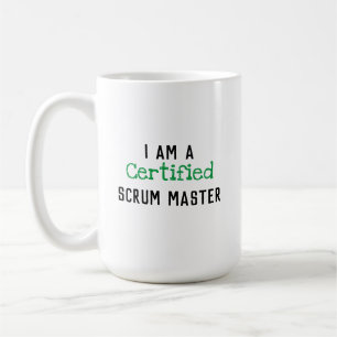 Taza De Café Certified SCRUM MASTER