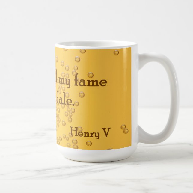 Taza De Café Cerveza del Enrique V de Shakespeare/taza de la (Derecha)