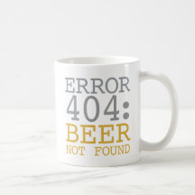 Cerveza del error 404 no encontrada
