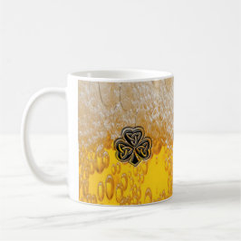 Taza De Café Cerveza divertida de moda Irlandés de suerte shamr