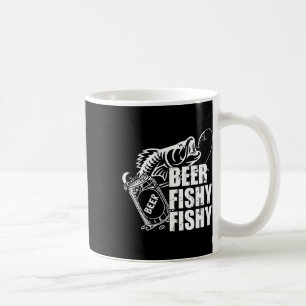 Taza De Café Cerveza Divertida Divertida Pescar Bebiendo Cumple
