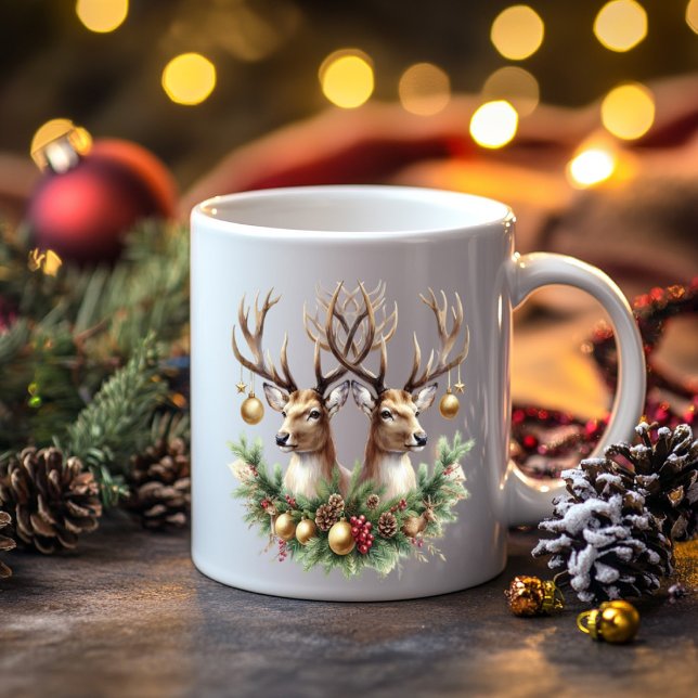 Taza De Café Cerveza gemela con adornos (Subido por el creador)