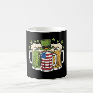 Taza De Café Cerveza Irlandesa Irlanda Estados Unidos Bandera A